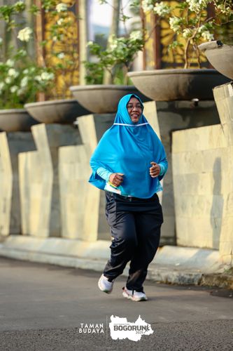 Race photo from Taman Budaya x BOGORUN 2025