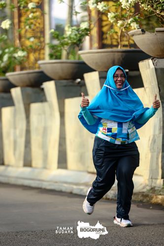Race photo from Taman Budaya x BOGORUN 2025