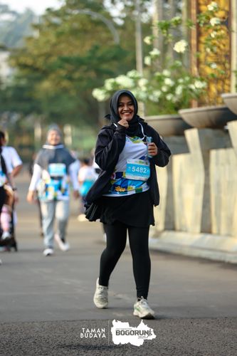 Race photo from Taman Budaya x BOGORUN 2025