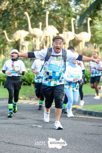 Race photo from Taman Budaya x BOGORUN 2025