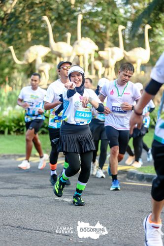 Race photo from Taman Budaya x BOGORUN 2025