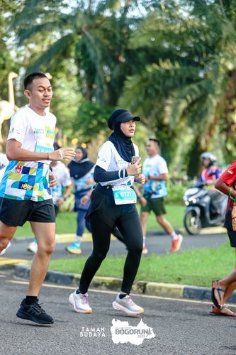 Race photo from Taman Budaya x BOGORUN 2025
