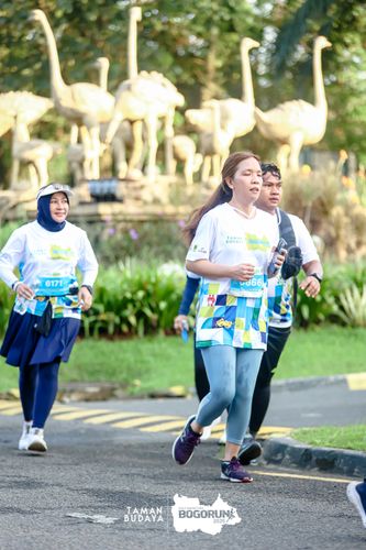 Race photo from Taman Budaya x BOGORUN 2025