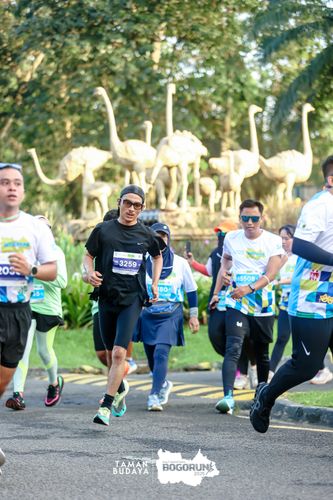 Race photo from Taman Budaya x BOGORUN 2025