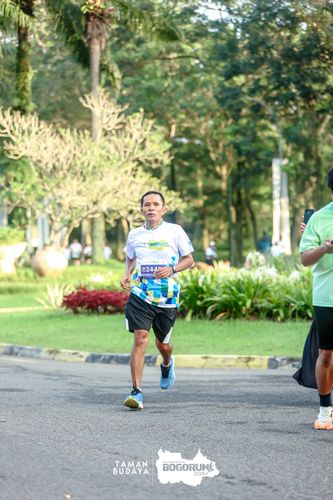 Race photo from Taman Budaya x BOGORUN 2025