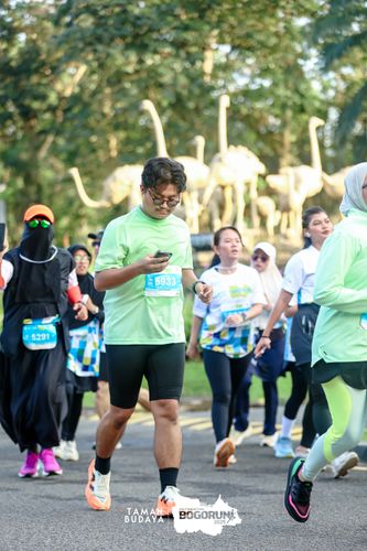 Race photo from Taman Budaya x BOGORUN 2025