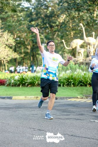 Race photo from Taman Budaya x BOGORUN 2025