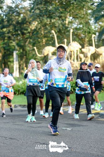 Race photo from Taman Budaya x BOGORUN 2025