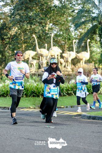 Race photo from Taman Budaya x BOGORUN 2025