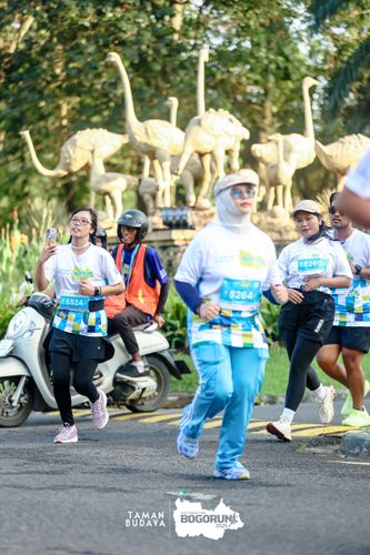 Race photo from Taman Budaya x BOGORUN 2025