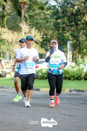 Race photo from Taman Budaya x BOGORUN 2025
