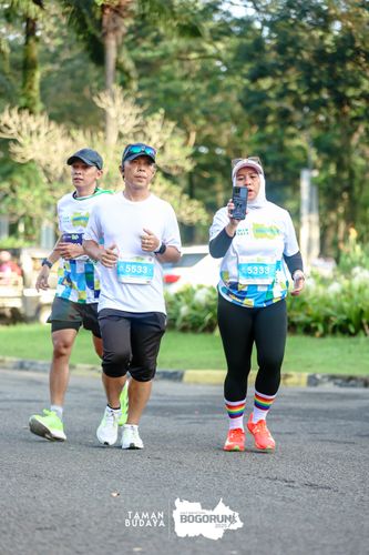 Race photo from Taman Budaya x BOGORUN 2025