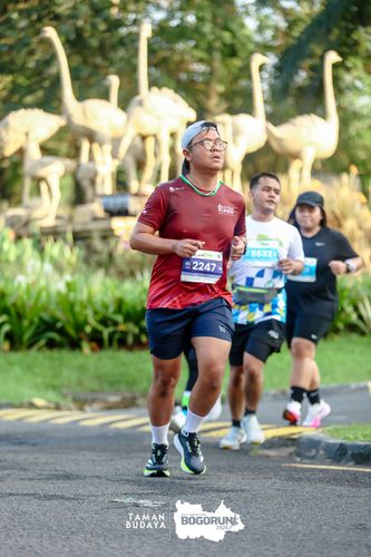 Race photo from Taman Budaya x BOGORUN 2025