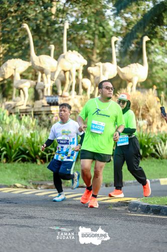 Race photo from Taman Budaya x BOGORUN 2025