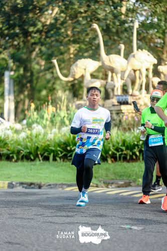 Race photo from Taman Budaya x BOGORUN 2025