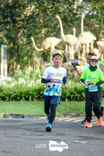 Race photo from Taman Budaya x BOGORUN 2025