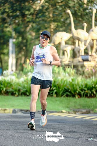 Race photo from Taman Budaya x BOGORUN 2025