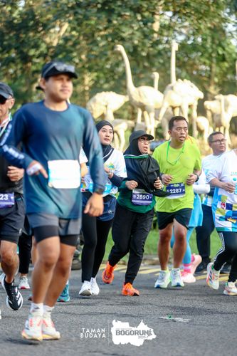 Race photo from Taman Budaya x BOGORUN 2025