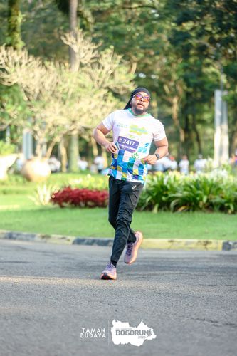Race photo from Taman Budaya x BOGORUN 2025