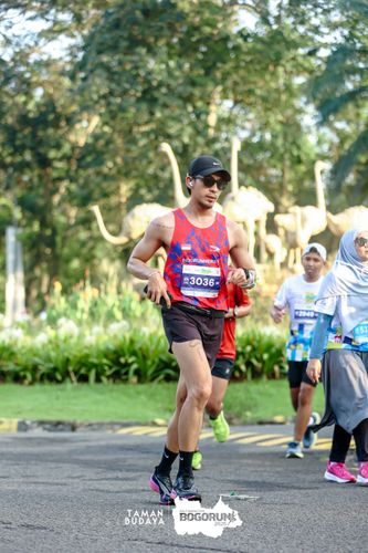 Race photo from Taman Budaya x BOGORUN 2025