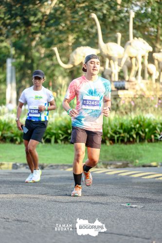 Race photo from Taman Budaya x BOGORUN 2025