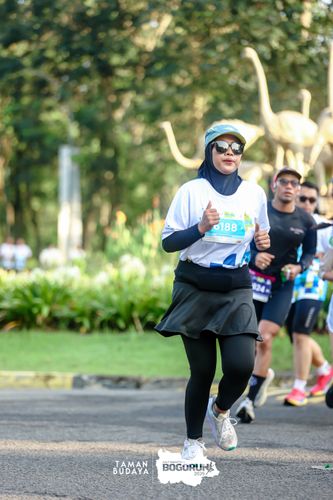 Race photo from Taman Budaya x BOGORUN 2025