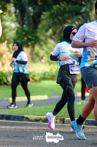 Race photo from Taman Budaya x BOGORUN 2025