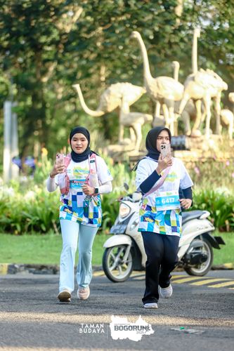 Race photo from Taman Budaya x BOGORUN 2025