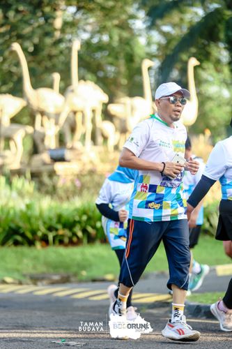 Race photo from Taman Budaya x BOGORUN 2025