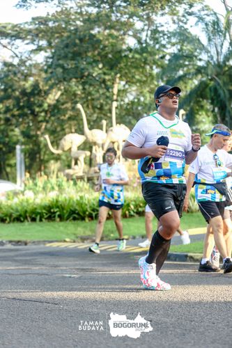 Race photo from Taman Budaya x BOGORUN 2025