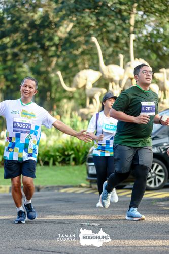 Race photo from Taman Budaya x BOGORUN 2025