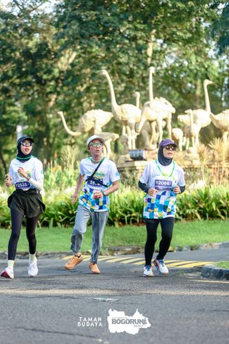 Race photo from Taman Budaya x BOGORUN 2025
