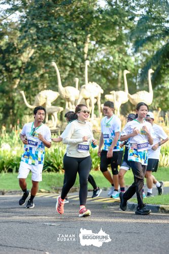 Race photo from Taman Budaya x BOGORUN 2025