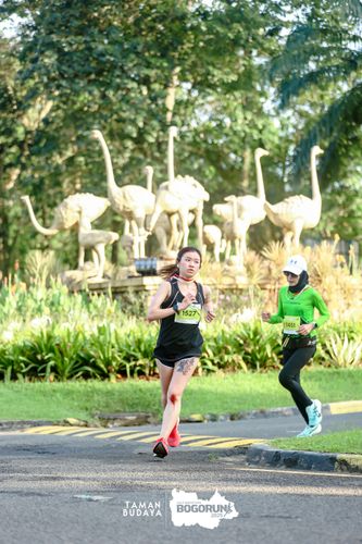 Race photo from Taman Budaya x BOGORUN 2025
