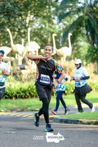 Race photo from Taman Budaya x BOGORUN 2025