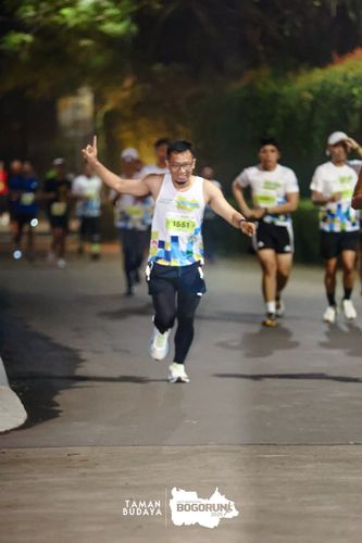 Race photo from Taman Budaya x BOGORUN 2025