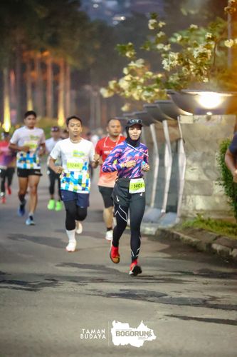 Race photo from Taman Budaya x BOGORUN 2025