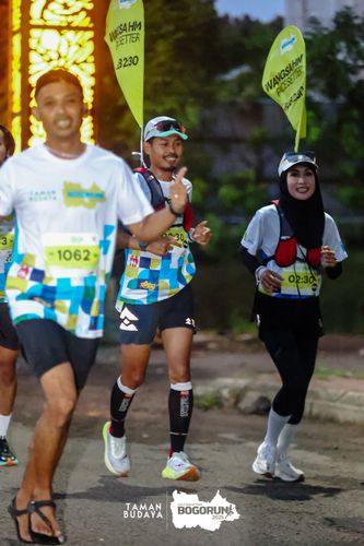 Race photo from Taman Budaya x BOGORUN 2025