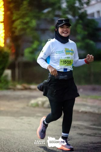 Race photo from Taman Budaya x BOGORUN 2025