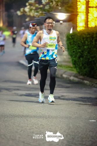 Race photo from Taman Budaya x BOGORUN 2025