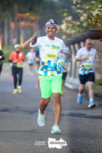 Race photo from Taman Budaya x BOGORUN 2025