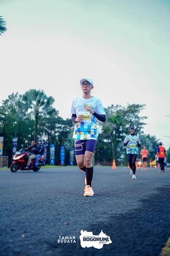 Race photo from Taman Budaya x BOGORUN 2025