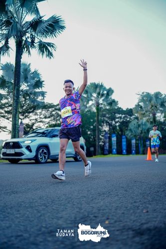 Race photo from Taman Budaya x BOGORUN 2025