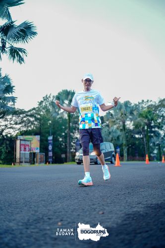 Race photo from Taman Budaya x BOGORUN 2025