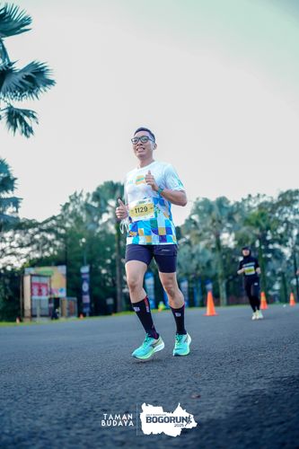 Race photo from Taman Budaya x BOGORUN 2025