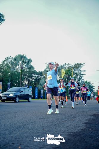Race photo from Taman Budaya x BOGORUN 2025
