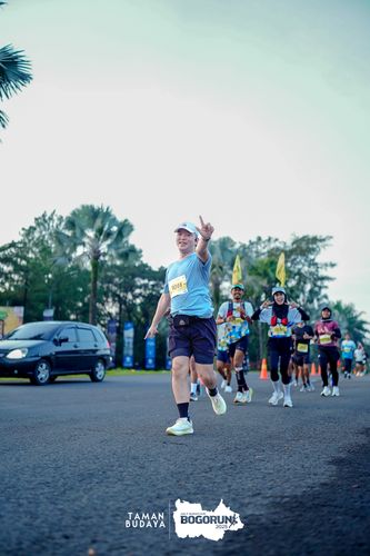 Race photo from Taman Budaya x BOGORUN 2025