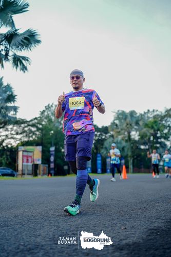 Race photo from Taman Budaya x BOGORUN 2025