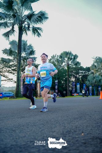 Race photo from Taman Budaya x BOGORUN 2025