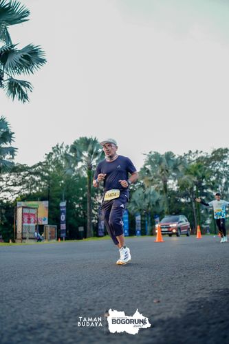 Race photo from Taman Budaya x BOGORUN 2025